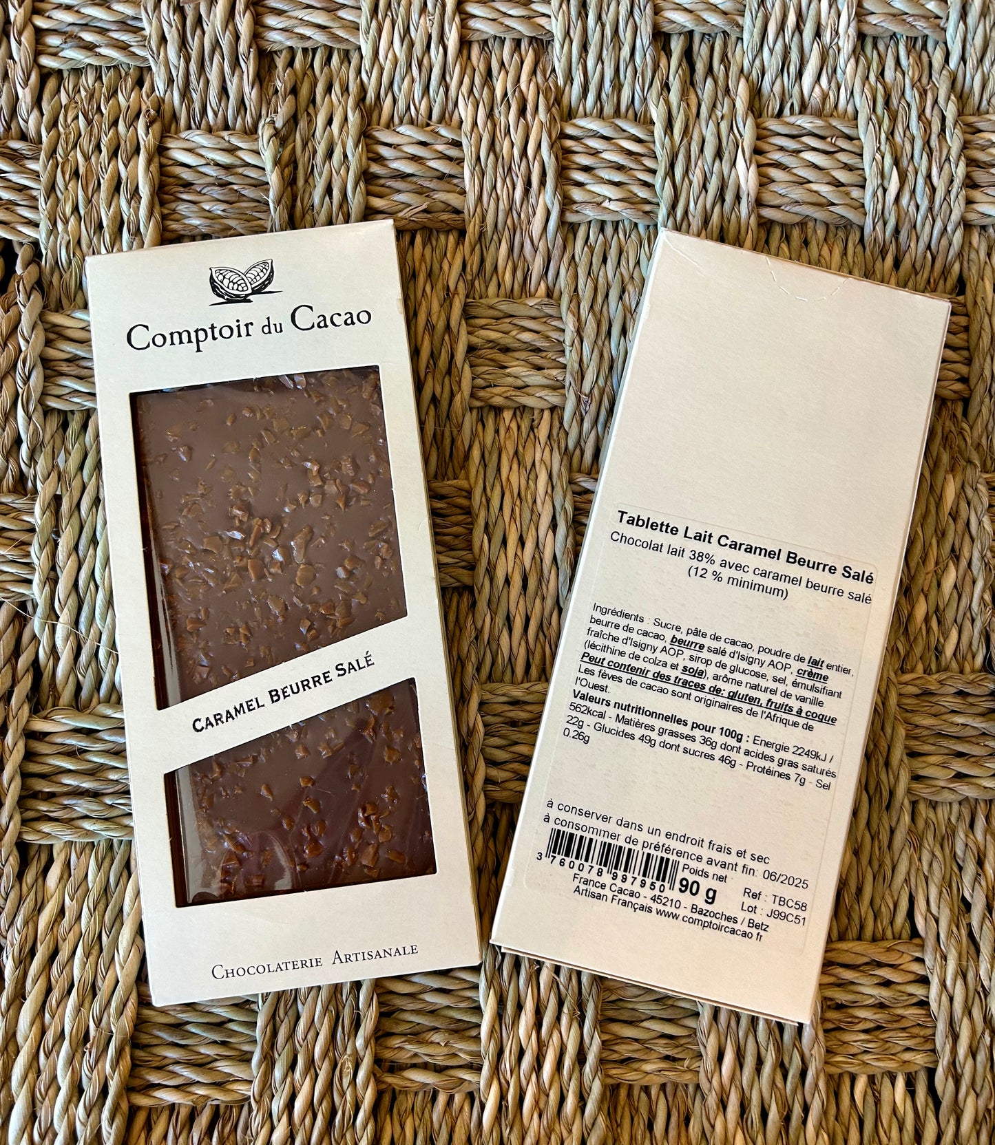 Tablette de Chocolat - comptoir du cacao