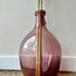 Vase Ballon en verre mauve M