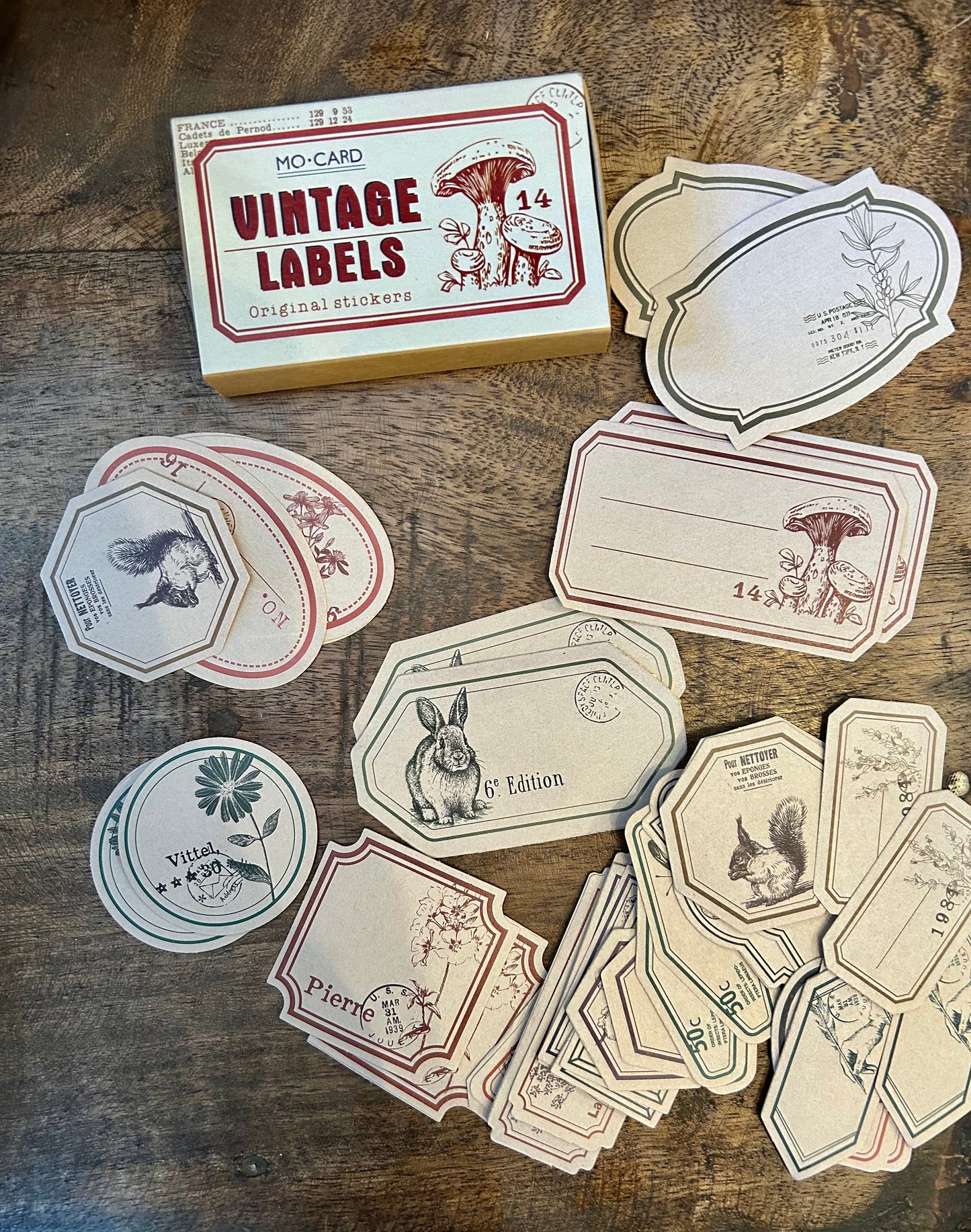 Vintage labels - stickers