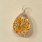 Pendentifs fleurs en verre - goutte