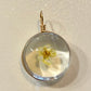 Pendentifs fleurs en verre (Rond)