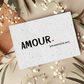 Carte postale à planter "Amour. (nom)" - Mamie bohémeCarte postale à planter "Amour. (nom)"