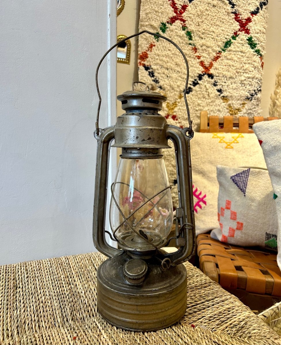 Lampe à huile vintage - Mamie bohémeLampe à huile vintage