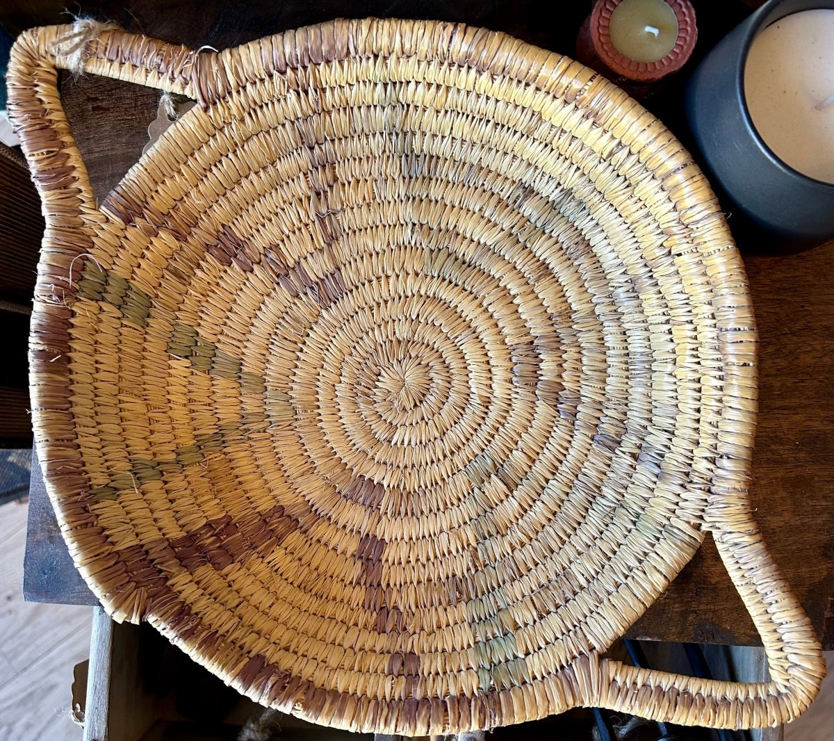 Panier en feuille de palmier - Mamie bohémePanier en feuille de palmier