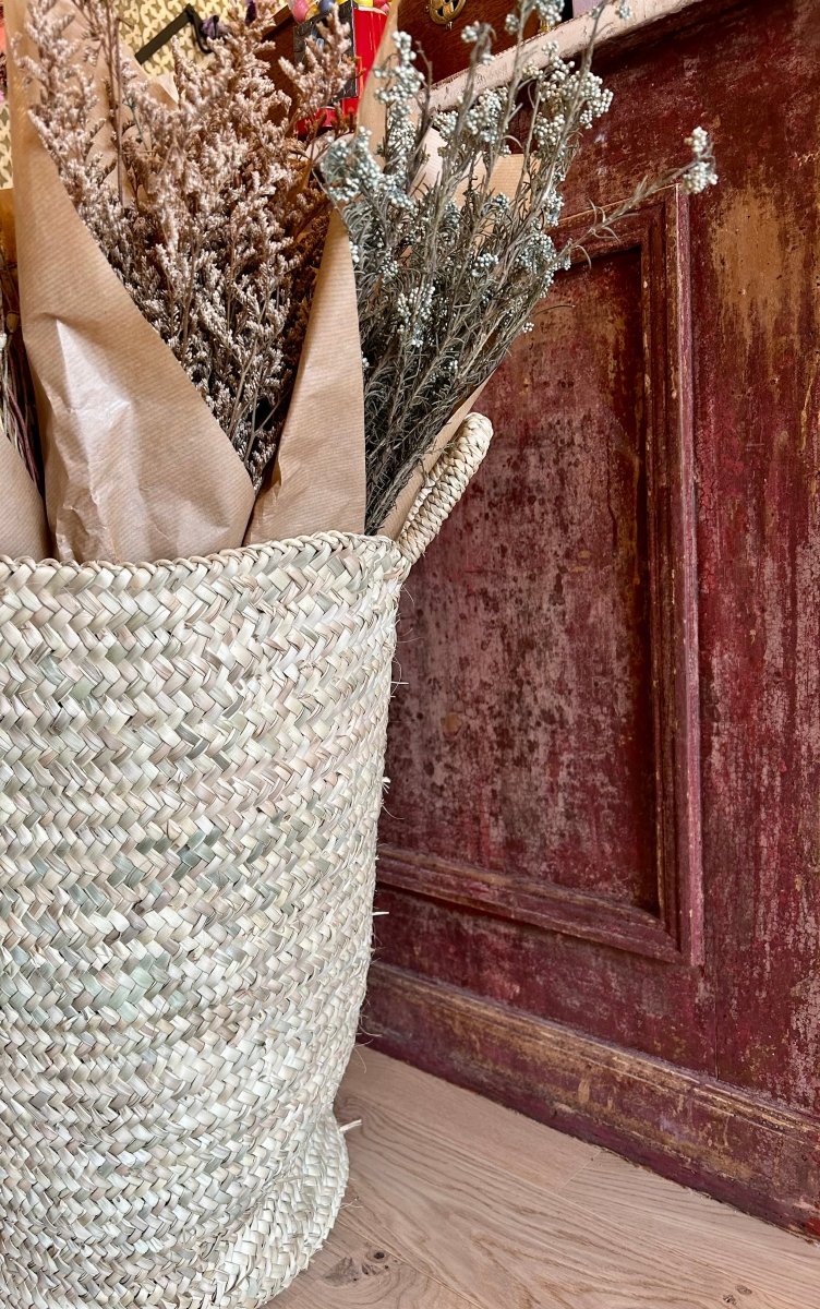 Panier en feuille de palmier - Mamie bohémePanier en feuille de palmier