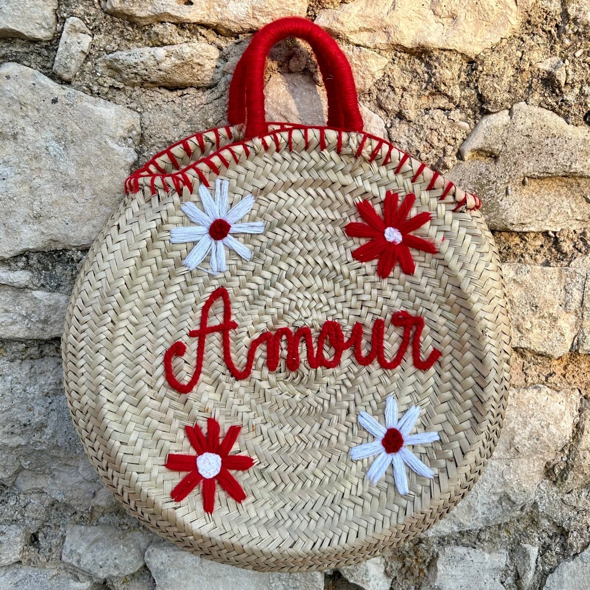 Panier rond Amour - Mamie bohémePanier rond Amour