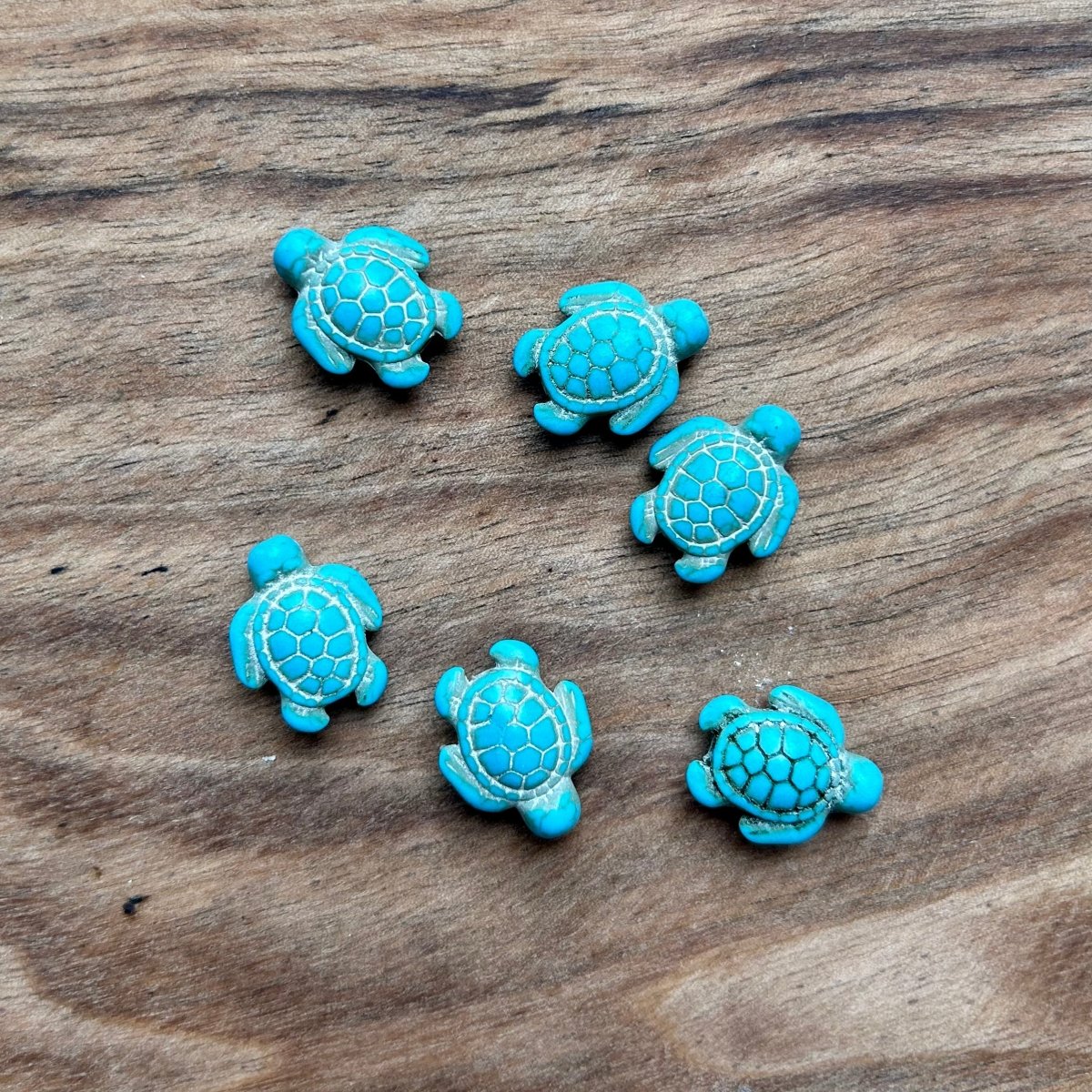 Perles tortue & étoile de mer - lot de 5 - Mamie bohémePerles tortue & étoile de mer - lot de 5