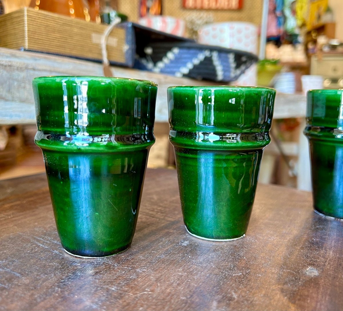 Petite tasses beldi - verte - Mamie bohémePetite tasses beldi - verte