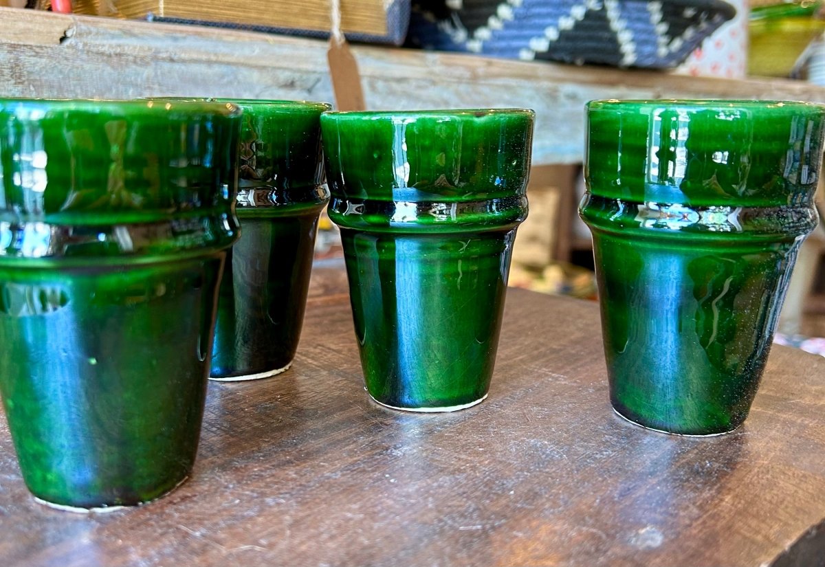 Petite tasses beldi - verte - Mamie bohémePetite tasses beldi - verte