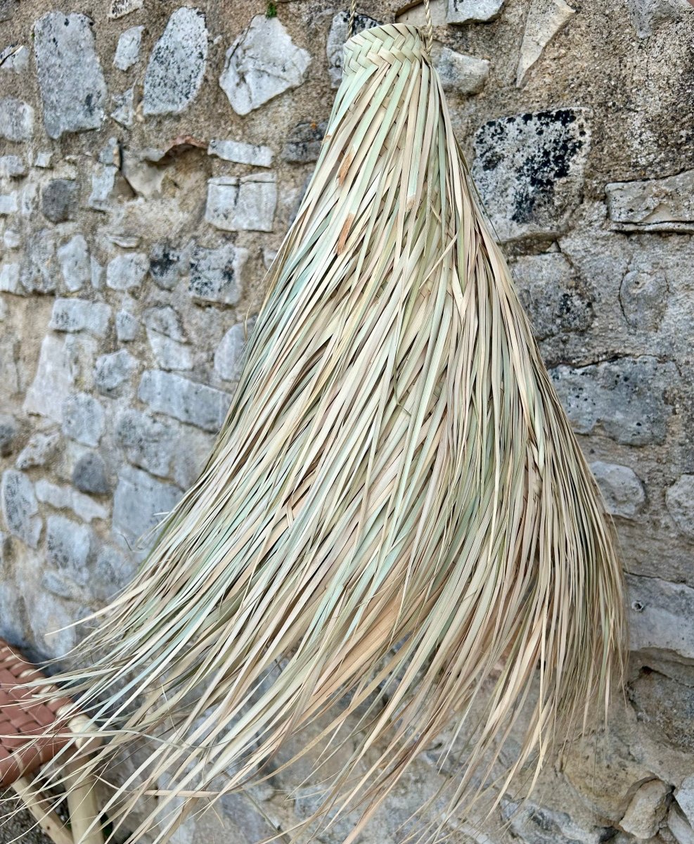 Suspension en feuilles de palmier - Mamie bohémeSuspension en feuilles de palmier