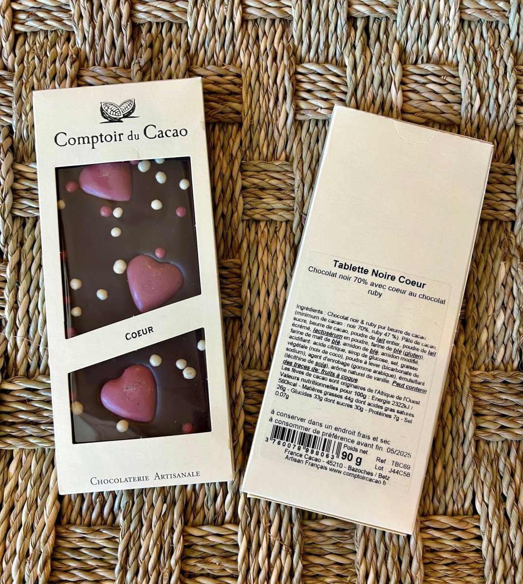 Tablette de Chocolat - comptoir du cacao - Mamie bohémeTablette de Chocolat - comptoir du cacao