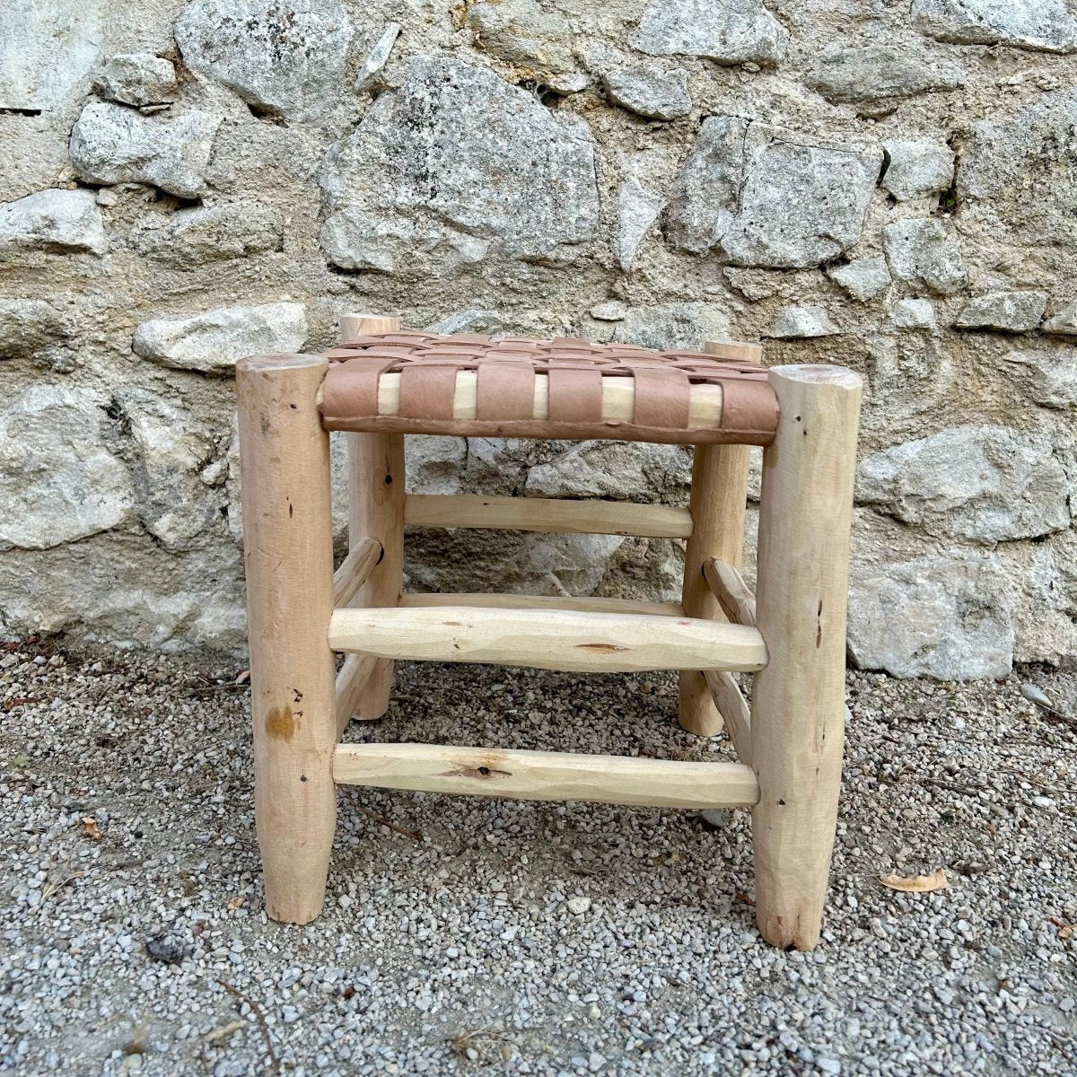 Tabouret cuir - Mamie bohémeTabouret cuir