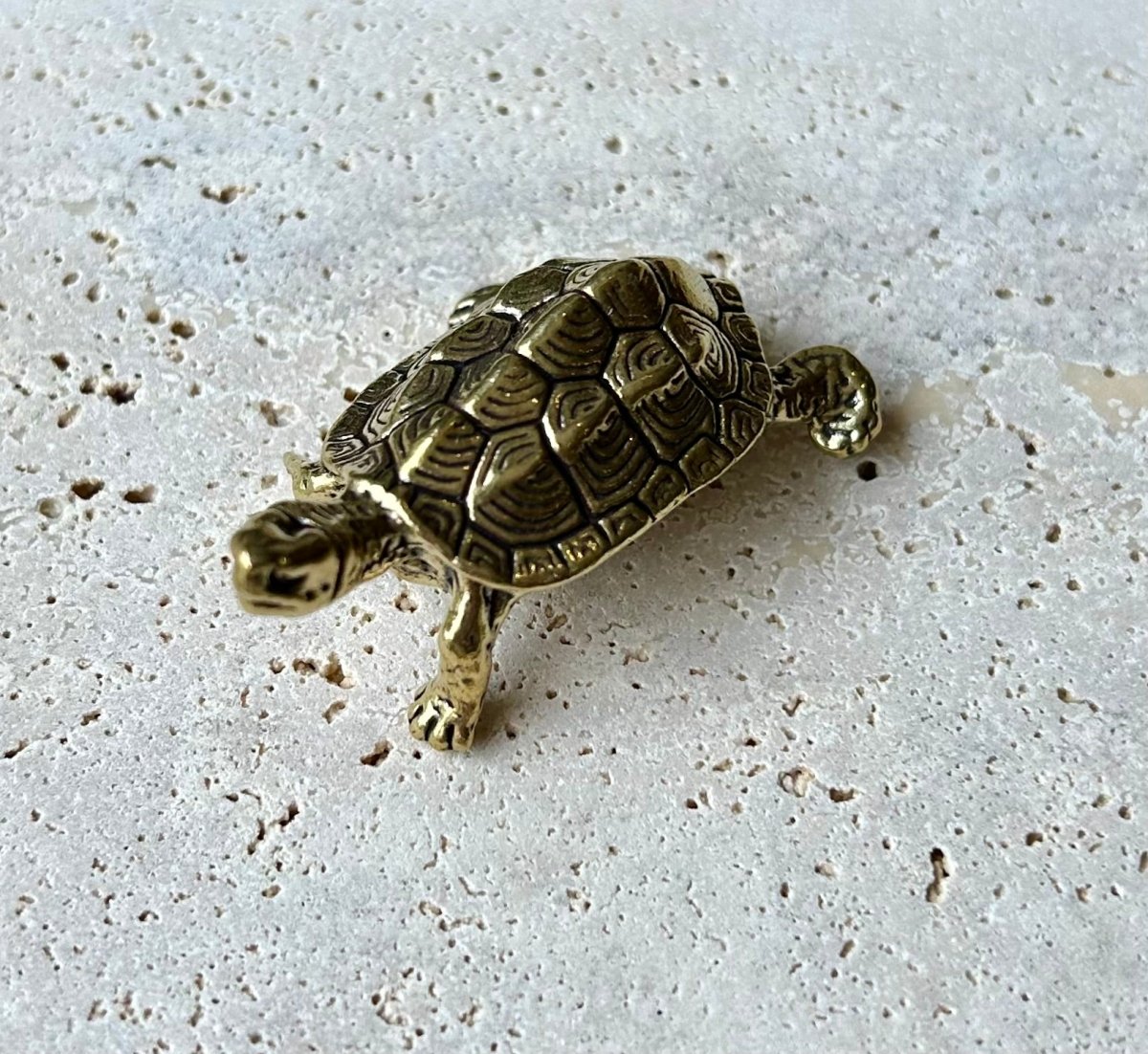 Tortue en laiton - Mamie bohémeTortue en laiton