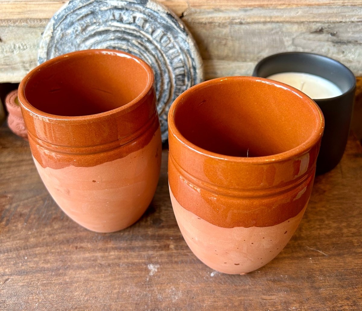 Verre en terre cuite - Mamie bohémeVerre en terre cuite